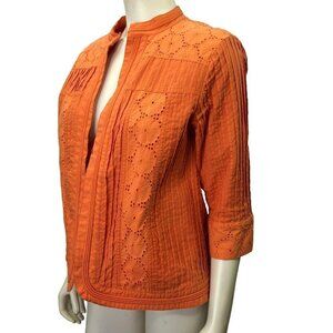TANJAY EYELET‎ EMBROIDERY EYELET BLAZER/JACKET SIZE 8